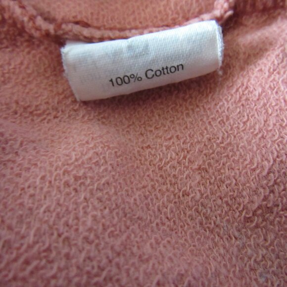 MADEWELL Muted/Faded Pink M Pullover Long Sleeve Relaxed Cotton Top - Picture 4 of 4